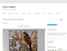 Tablet Screenshot of alisonsloggett.com